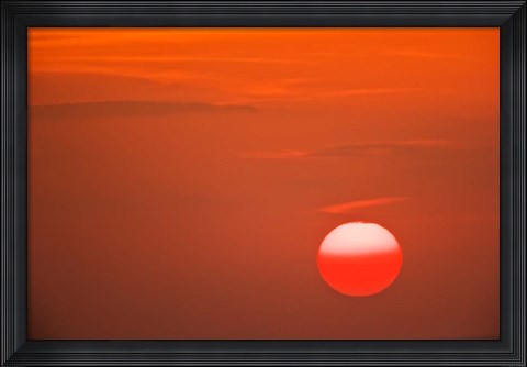 Framed Sunset, Serengeti National Park, Tanzania Print