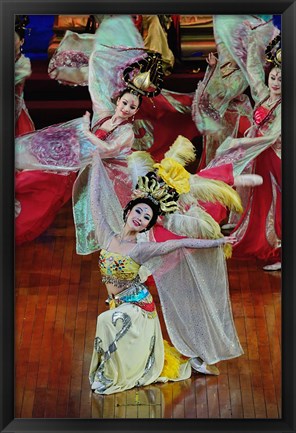 Framed Tang Dynasty Performance, Xian, China Print