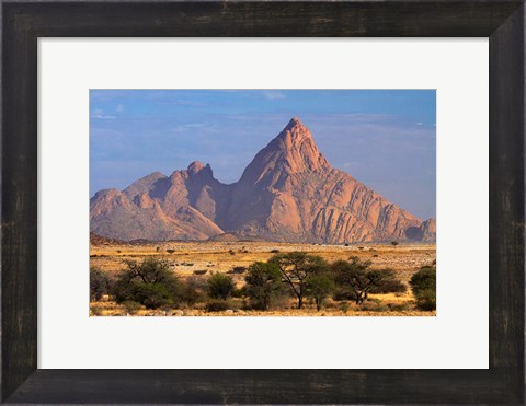 Framed Spitzkoppe (1784 meters), Namibia Print