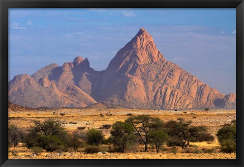 Framed Spitzkoppe (1784 meters), Namibia Print