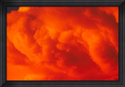 Framed Sunset from Glen Afric Country Lodge, near Pretoria, South Africa Print