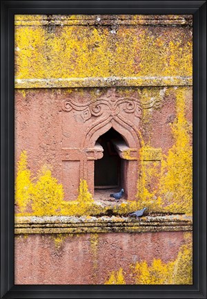Framed rock-hewn churches of Lalibela, Ethiopia Print
