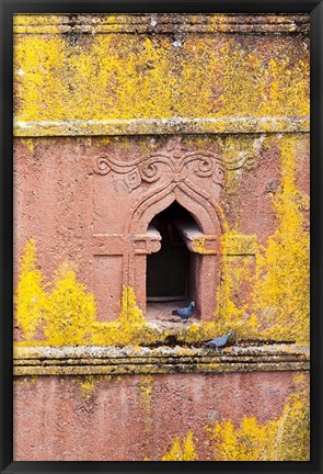 Framed rock-hewn churches of Lalibela, Ethiopia Print