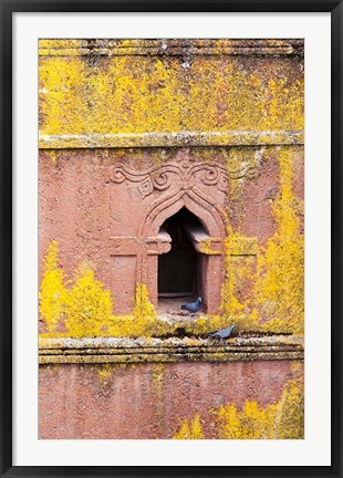 Framed rock-hewn churches of Lalibela, Ethiopia Print