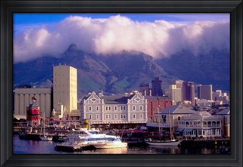 Framed Victoria and Alfred Waterfront, Cape Town, South Africa Print