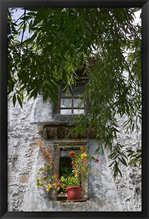 Framed Window Decoration in Sera Temple, Lhasa, Tibet, China Print