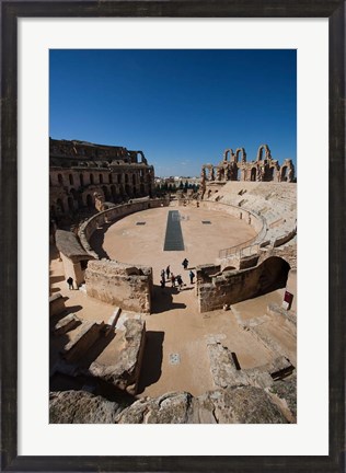 Framed Colosseum, Tunisia Print