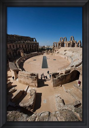 Framed Colosseum, Tunisia Print