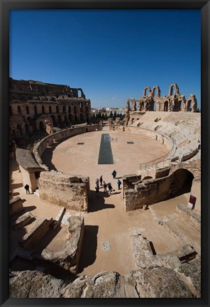 Framed Colosseum, Tunisia Print