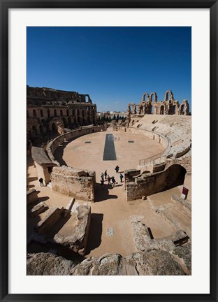 Framed Colosseum, Tunisia Print