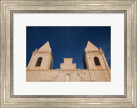 Framed Tunisia, Jerba Island, Houmt Souq, Christian church Print