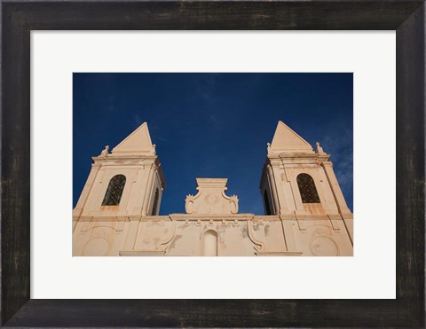 Framed Tunisia, Jerba Island, Houmt Souq, Christian church Print