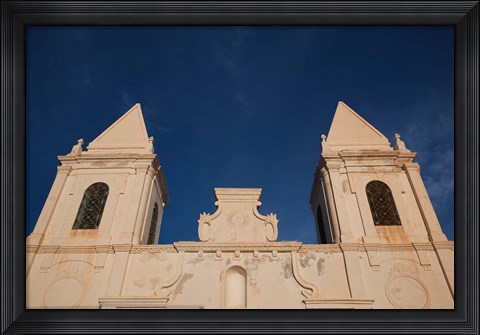 Framed Tunisia, Jerba Island, Houmt Souq, Christian church Print