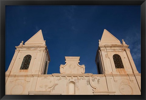 Framed Tunisia, Jerba Island, Houmt Souq, Christian church Print