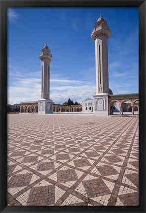 Framed Tunisia, Monastir, Mausoleum of Habib Bourguiba Print