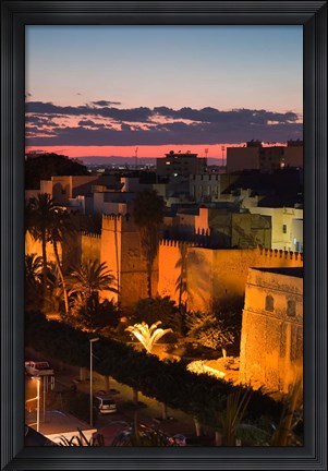Framed Tunisia, Sfax, Medina along Avenue Ali Belhouane Print