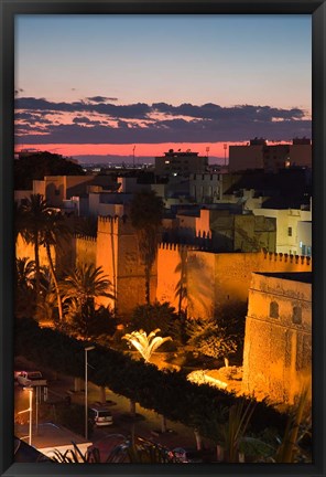 Framed Tunisia, Sfax, Medina along Avenue Ali Belhouane Print