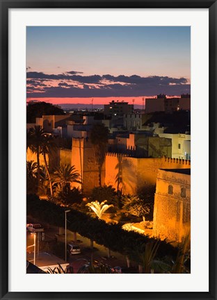 Framed Tunisia, Sfax, Medina along Avenue Ali Belhouane Print