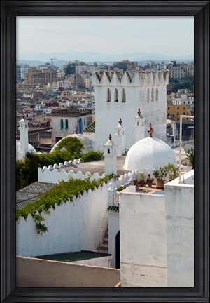 Framed View of Tangier from the Medina, Tangier, Morocco Print