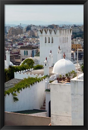 Framed View of Tangier from the Medina, Tangier, Morocco Print