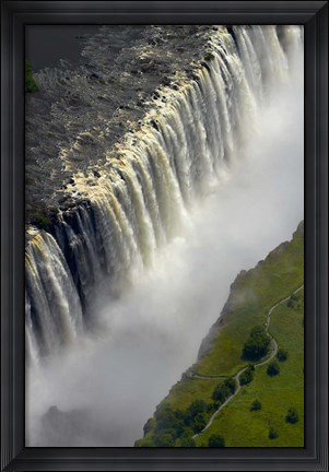 Framed Victoria Falls, Zimbabwe Print