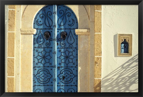 Framed Traditional Door Decorations, Tunisia Print