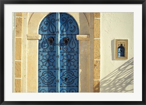 Framed Traditional Door Decorations, Tunisia Print