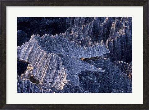 Framed Tsingy Rock Formations, Madagascar Print