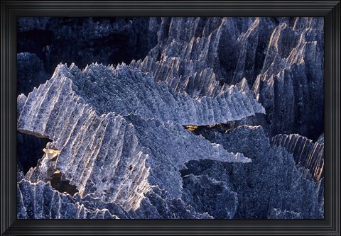 Framed Tsingy Rock Formations, Madagascar Print