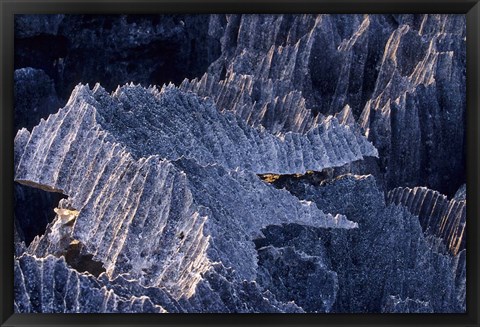 Framed Tsingy Rock Formations, Madagascar Print