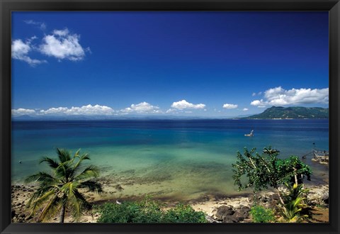 Framed White Sand Beaches and Crystal Clear Waters, Madagascar Print