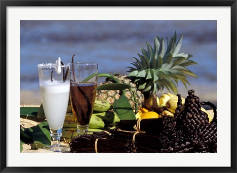 Framed Tropical Breakfast, Madagascar Print