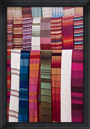 Framed Woven Fabrics, Morocco Print