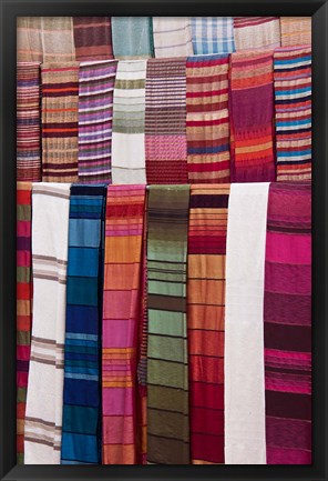 Framed Woven Fabrics, Morocco Print