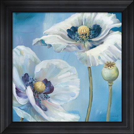 Framed Blue Dance II Print