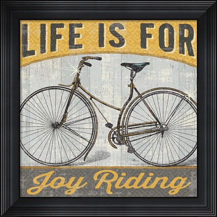 Framed Joy Ride I Print