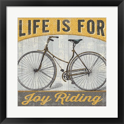 Framed Joy Ride I Print