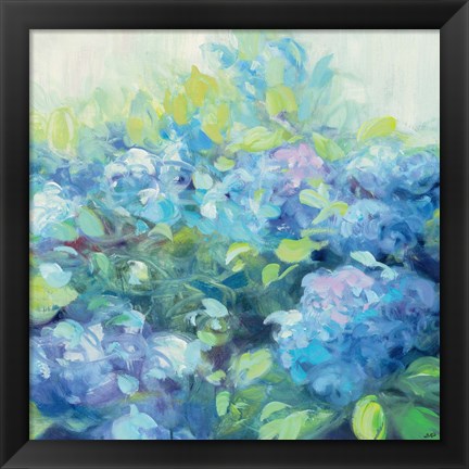 Framed Bright Hydrangea II Print