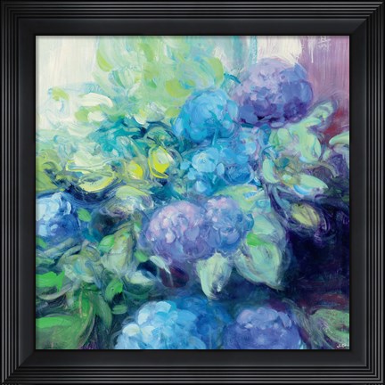 Framed Bright Hydrangea III Print