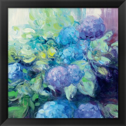 Framed Bright Hydrangea III Print