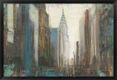 Framed Urban Movement I NY Print