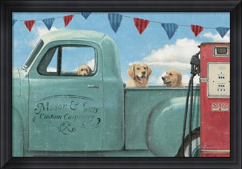 Framed Lets Go for a Ride II Print