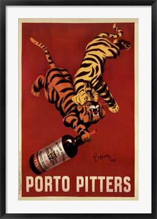 Framed Porto Pitters Print