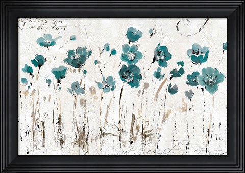 Framed Abstract Balance VI Blue Print