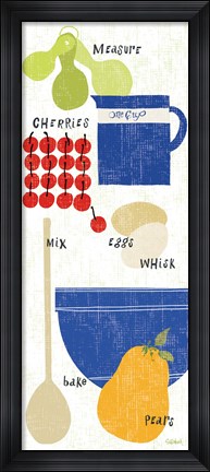 Framed Baking It Print