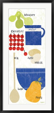Framed Baking It Print