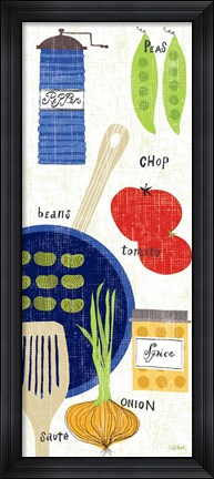 Framed Cooking It Print