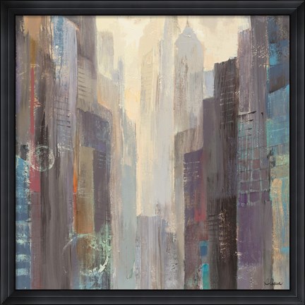 Framed City at Dawn Print