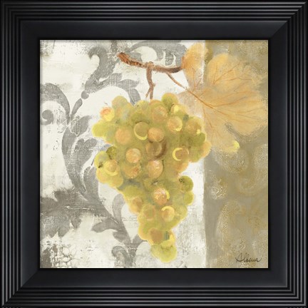 Framed Acanthus and Paisley With Grapes II Print