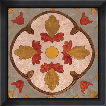 Framed Andalucia Tiles F Color Print